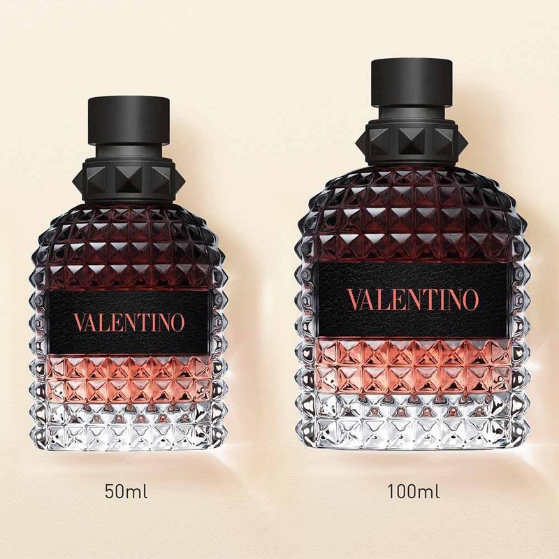 Perfume coral fantasy uomo valentino born in roma eau de toilette masculino