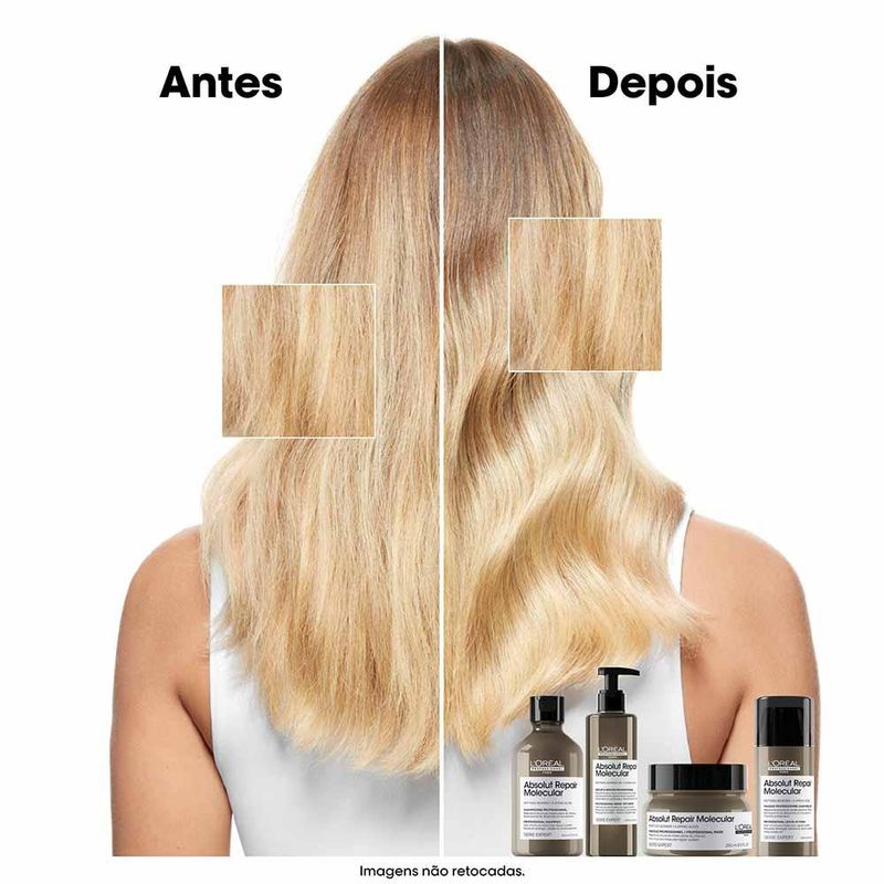 Máscara de tratamento l'oréal professionnel absolut repair molecular
