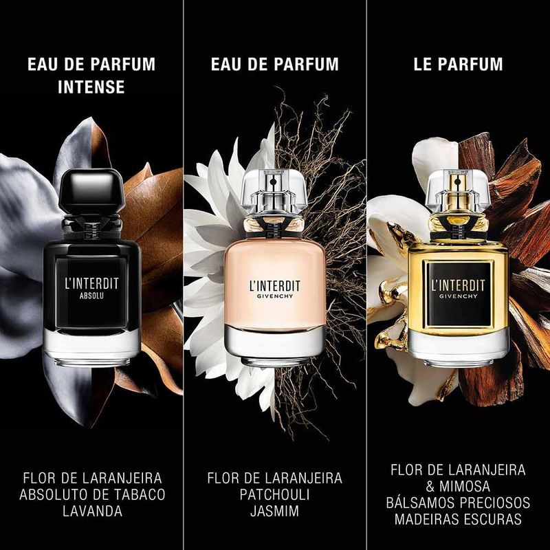 Perfume l'interdit givenchy feminino parfum