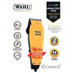 Máquina De Cortar Cabelo Classic 6 Pentes Wahl Amarelo 220v