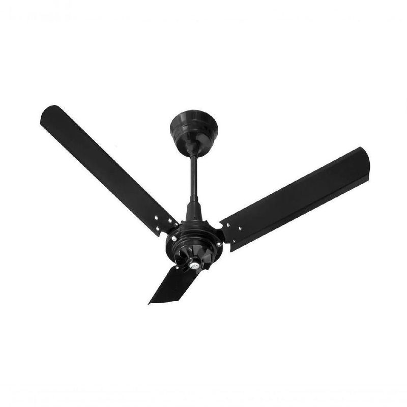Ventilador de Teto Comercial Arge 130W 3 Pás Metal Preto Classic 110V