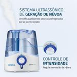 Umidificador de Ar Mondial Comfort Air 6 UA-07 35W Branco/Azul Bivolt