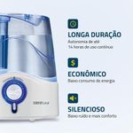 Umidificador de Ar Mondial Comfort Air 6 UA-07 35W Branco/Azul Bivolt
