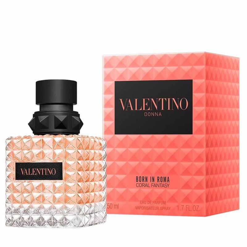 Perfume coral fantasy valentino donna born in roma valentino eau de parfum feminino