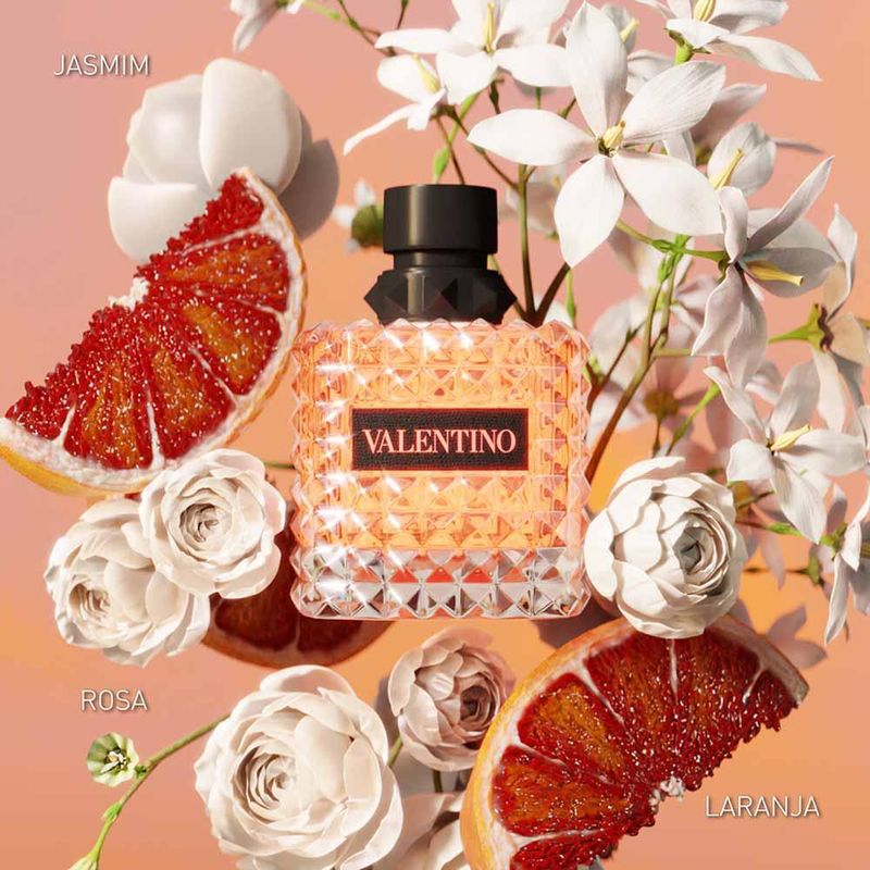 Perfume coral fantasy valentino donna born in roma valentino eau de parfum feminino