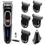 Aparador De Pelos Multigroom Bap21p Britânia 7 Em 1 Bivolt Preto Bivolt