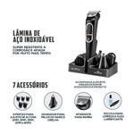 Aparador De Pelos Multigroom Bap21p Britânia 7 Em 1 Bivolt Preto Bivolt