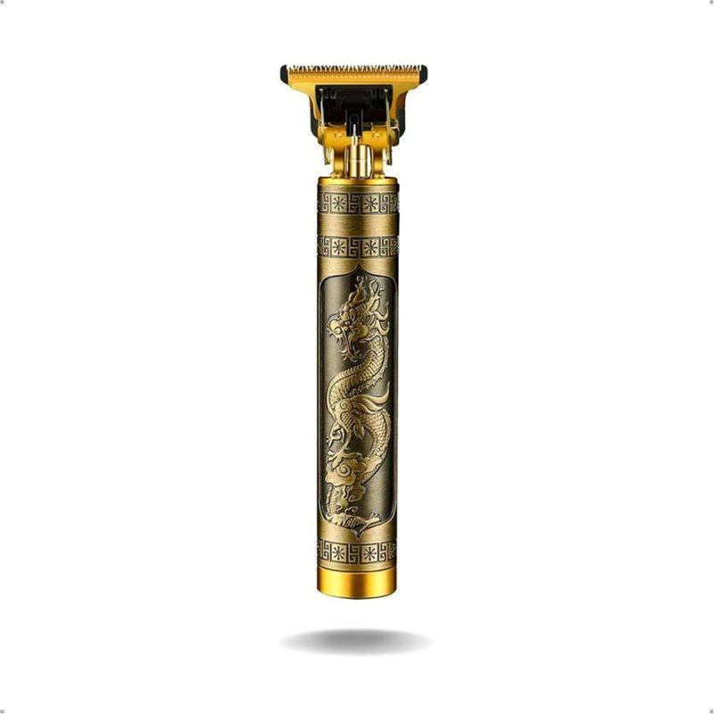 Aparador De Pelo T9 Dourado 110v-240v Profissional