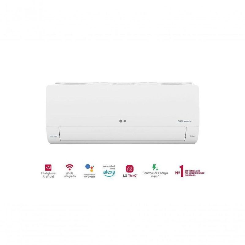 Ar Condicionado LG AI Dual Inverter Voice 9000 BTUs Frio 220V
