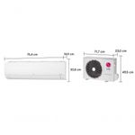 Ar Condicionado LG Dual Inverter AI Voice 9000 BTUs Quente/Frio 220V