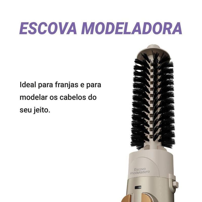 Escova Rotativa Philco 5 Em 1 Bivolt 1300w Per03 Bivolt