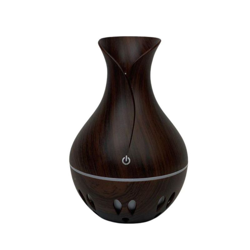 Umidificador Difusor De Aroma Ultrassonico Oleo Essencial Led Aromaterapia Vaso Gotas Cor:mo