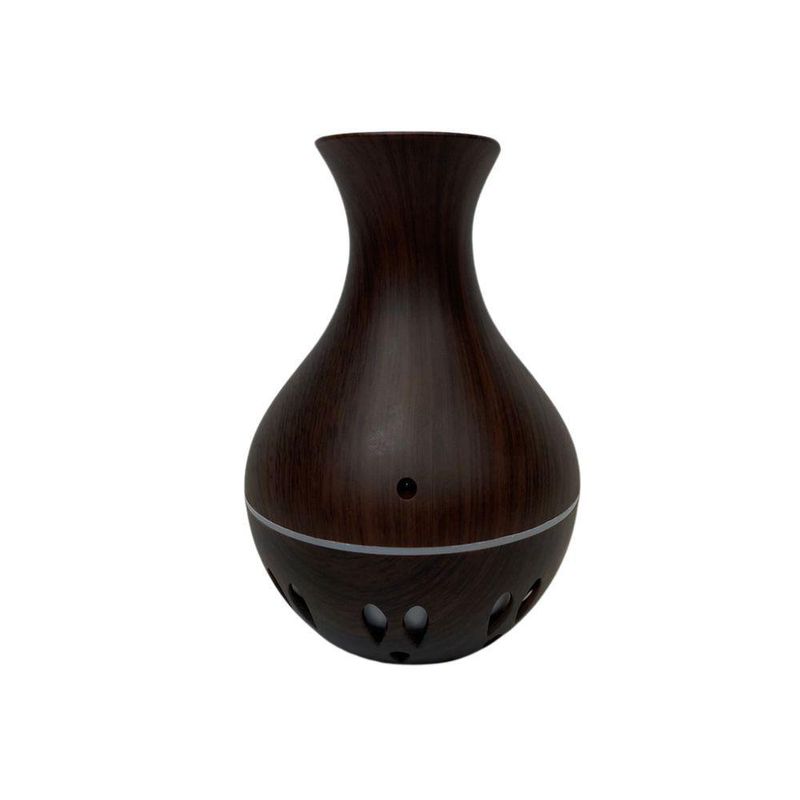 Umidificador Difusor De Aroma Ultrassonico Oleo Essencial Led Aromaterapia Vaso Gotas Cor:mo