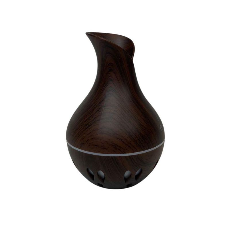 Umidificador Difusor De Aroma Ultrassonico Oleo Essencial Led Aromaterapia Vaso Gotas Cor:mo