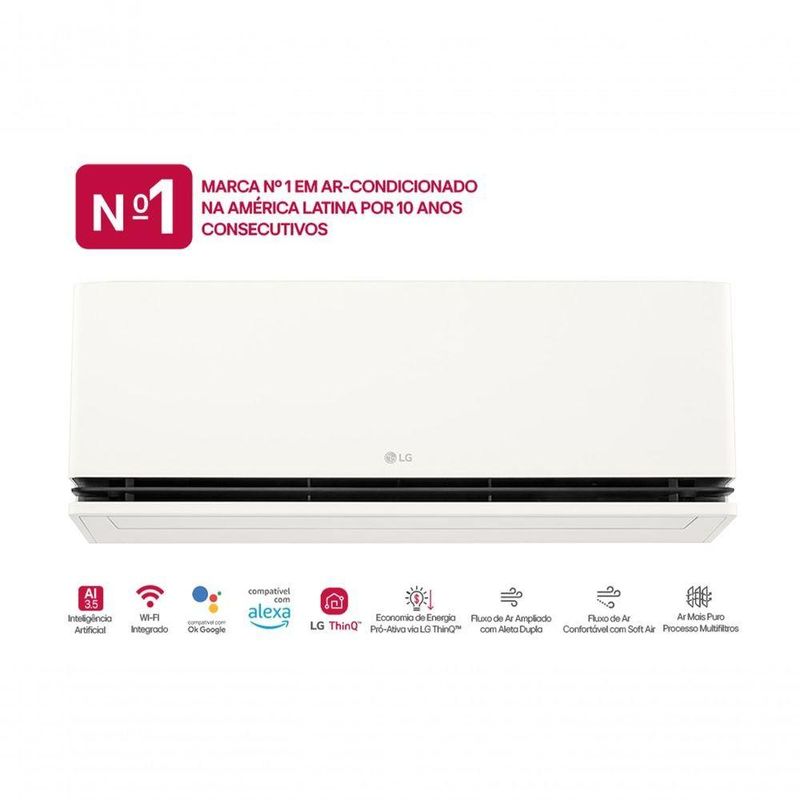Ar Condicionado LG Dual Inverter AI Air 12000 BTU Frio 220V
