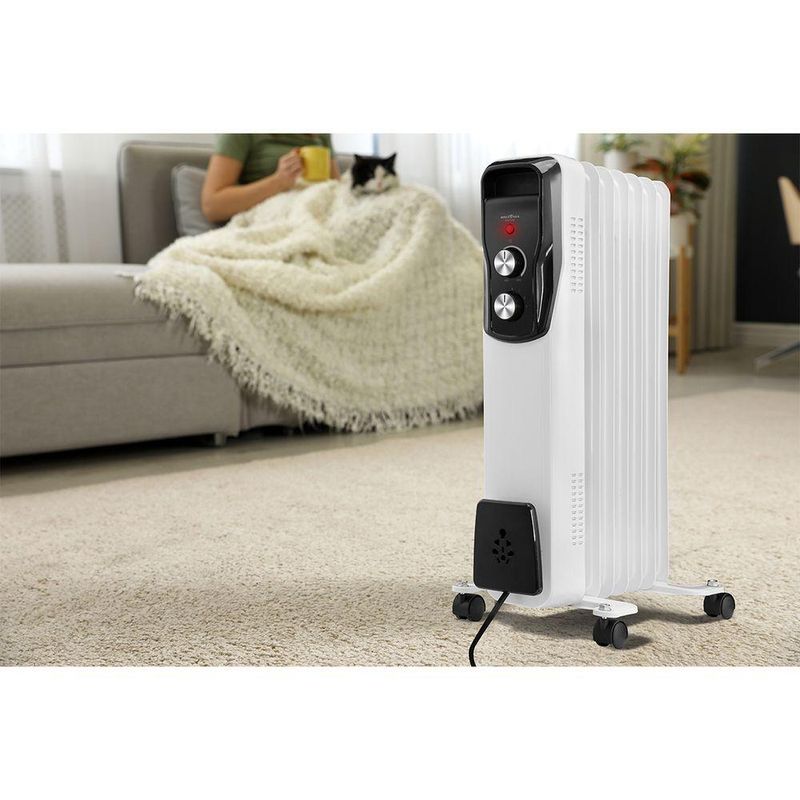 Aquecedor A óleo Britânia 3 Níveis 1500W BAQ1720B Branco 220V