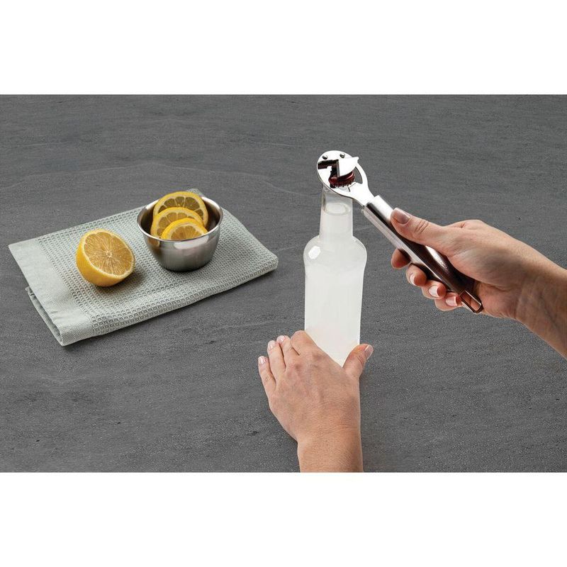 Abridor de Garrafa e Lata Marffim em Aço Inox com Alta Resistência e Durabilidade Inox Tramontina
