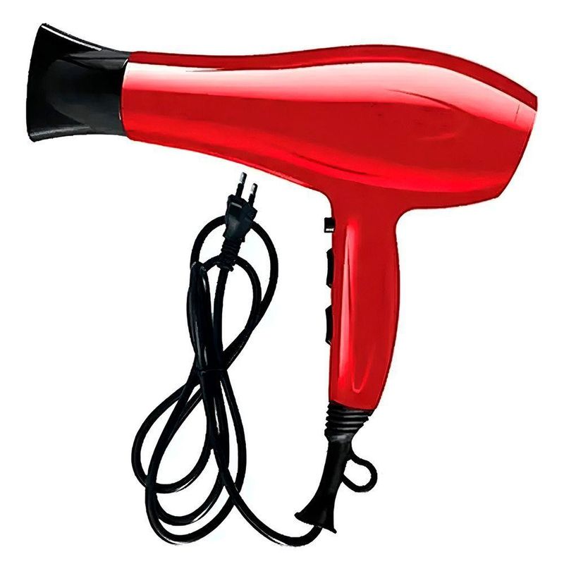 Secador de Cabelo MSE 2600B 2000W Iônica 3 Temperaturas Vermelho 220V