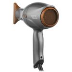 Secador De Cabelo Vulcan 2500W Cinza/laranja 220V