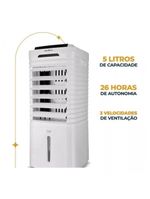Climatizador De Ar Britânia 4 Em 1 Autonomia De 26h BCL05A 110V