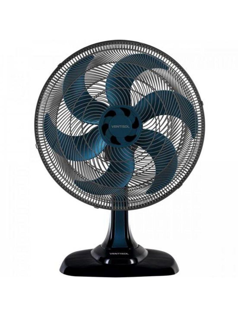 Ventilador De Mesa 50 Cm 110V Turbo6 Azul Ventisol