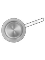 Frigideira Tramontina Allegra Em Aço Inox Com Fundo Triplo 20 Cm 1,30 L 62666200