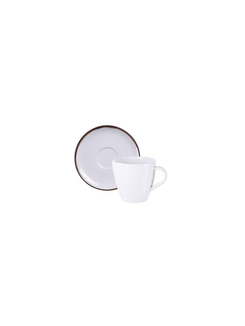 Aparelho de jantar 20 peças tramontina canyon porcelana marmorizada