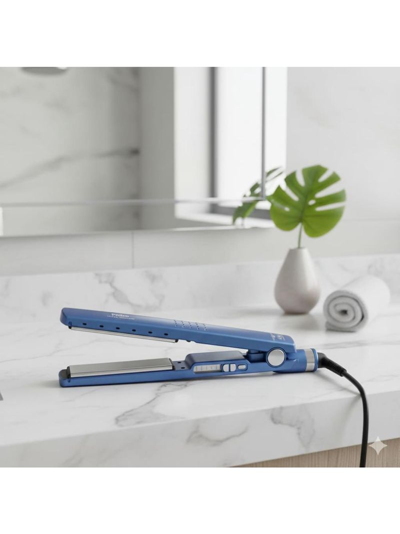 Chapinha | prancha philco ultra titanium 230ºc com emissão de Íons azul – bivolt