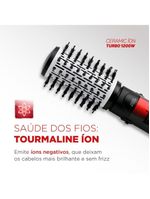 Escova rotativa mondial ceramic Íon turbo er-09 - vermelho