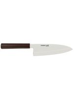 Faca 8" deba tramontina sushi silver em aço inox - marrom