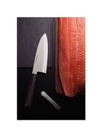 Faca 8" deba tramontina sushi silver em aço inox - marrom