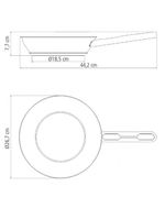 Frigideira Tramontina Allegra Em Aço Inox Com Fundo Triplo 24 Cm 2,1 L 62666241