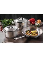 Frigideira Tramontina Allegra Em Aço Inox Com Fundo Triplo 24 Cm 2,1 L 62666241