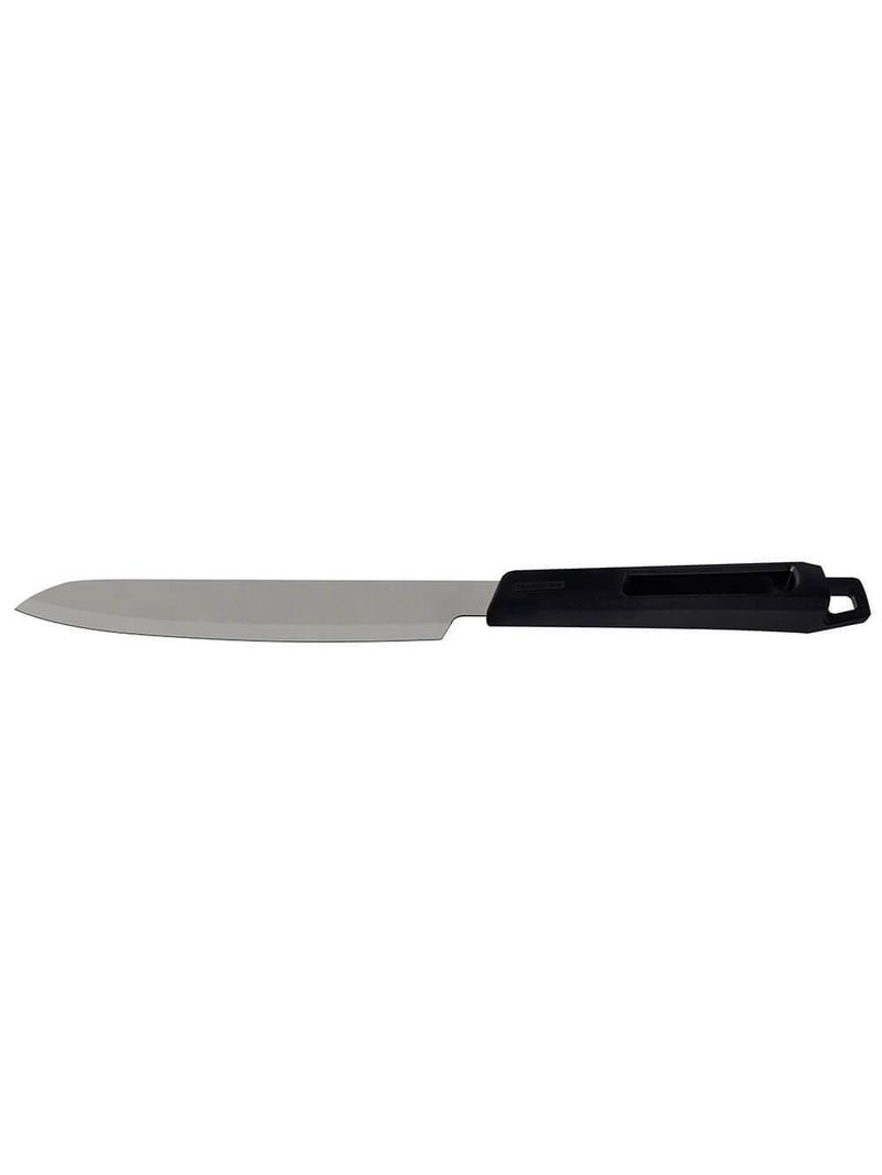 Faca Trinchante Tramontina Churrasco Black Lâmina Aço Inox E Cabo De Polipropileno Preto 8" 26590108