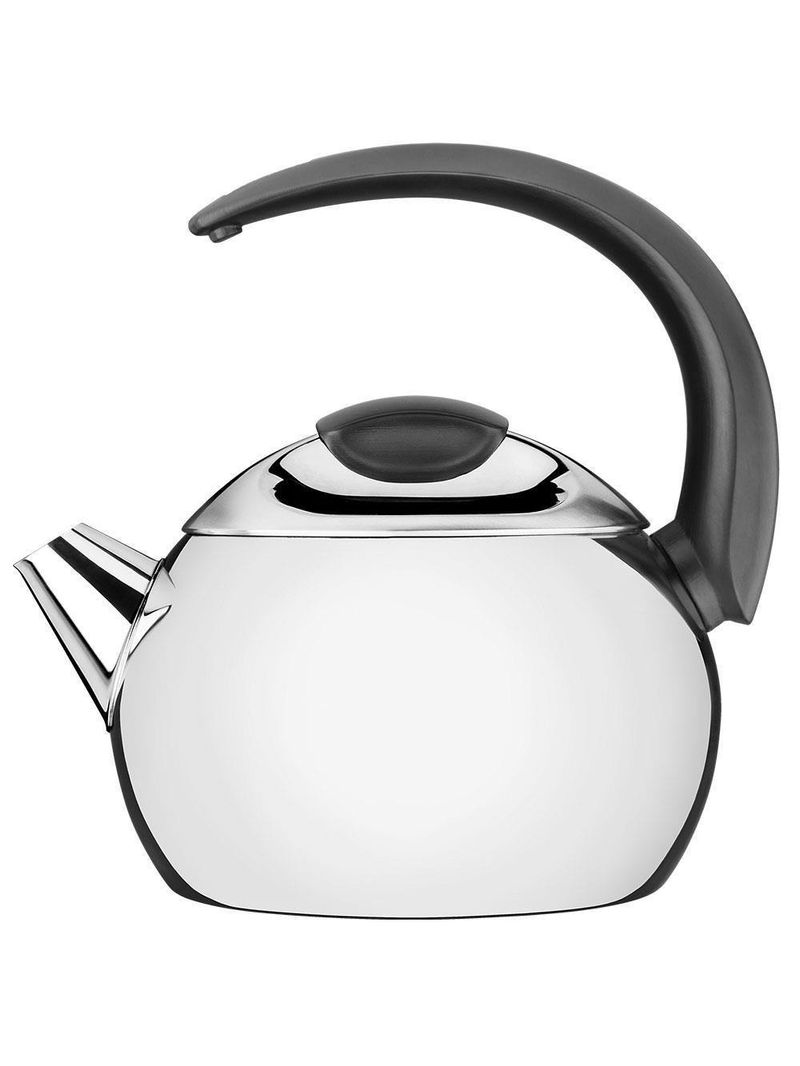 Chaleira Tramontina Em Aço Inox Cabo Preto 18 Cm 2,2 L 61482183