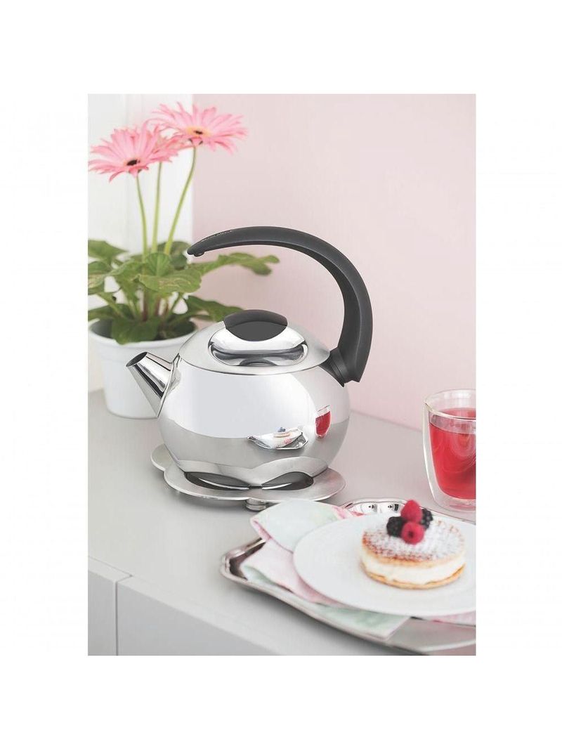 Chaleira Tramontina Em Aço Inox Cabo Preto 18 Cm 2,2 L 61482183
