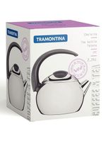 Chaleira Tramontina Em Aço Inox Cabo Preto 18 Cm 2,2 L 61482183