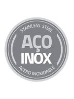 Chaleira Tramontina Em Aço Inox Cabo Preto 18 Cm 2,2 L 61482183