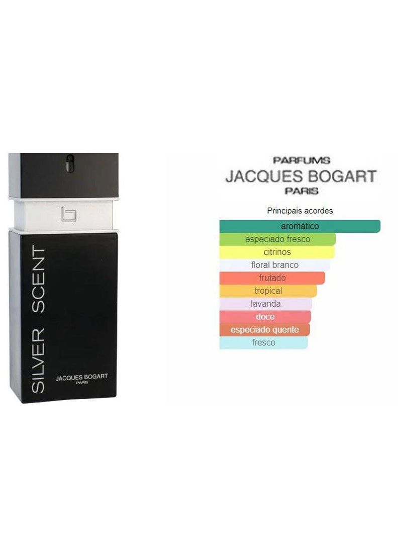 Jacques Bogart Silver Scent Edt | Masculino 100ml