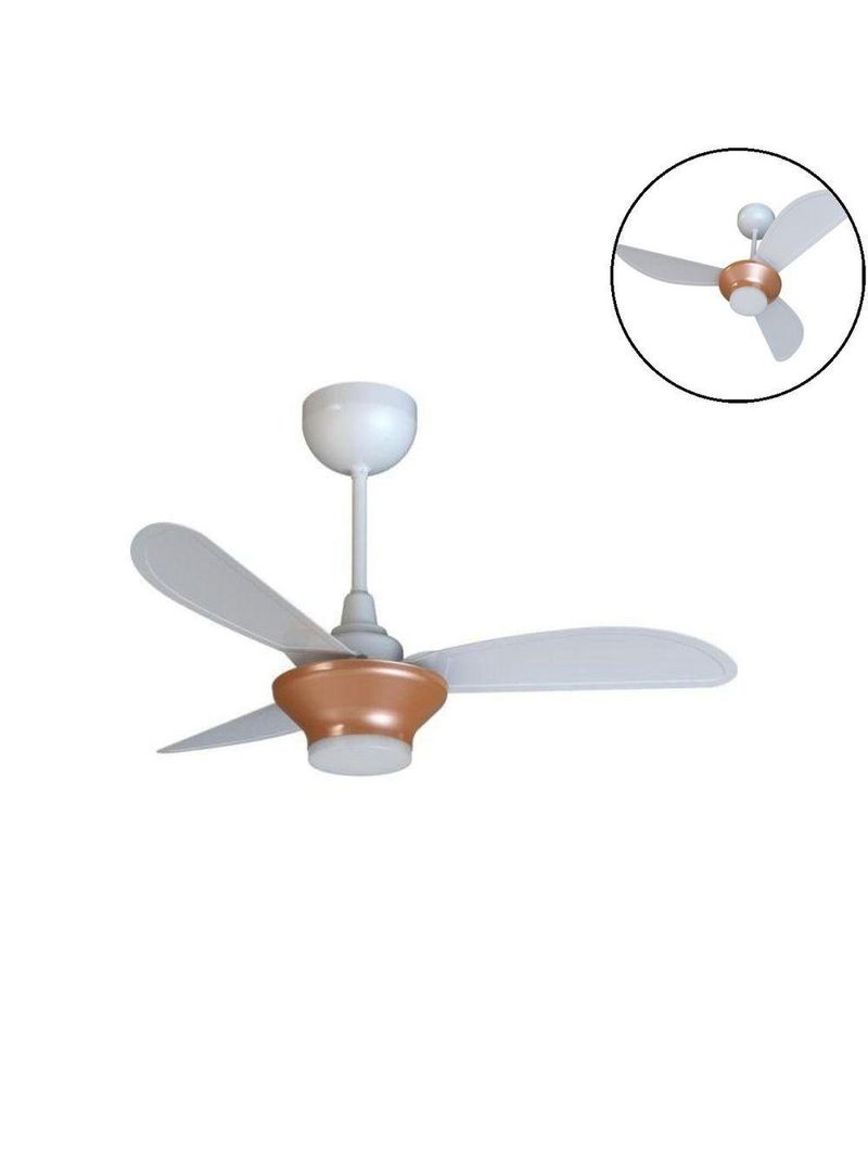 Ventisol Mistral3 Pás Branco/bronze Bivolt