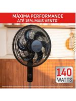 Ventilador De Coluna Arno Essential 40cm 6 Pás 140w Ve2c 220v