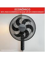 Ventilador De Coluna Arno Essential 40cm 6 Pás 140w Ve2c 220v