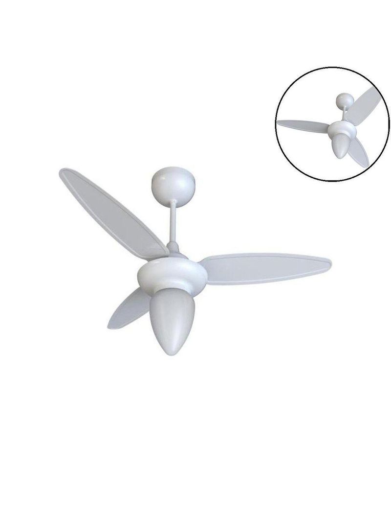 Ventisol Wind3 Pás Branco Bivolt