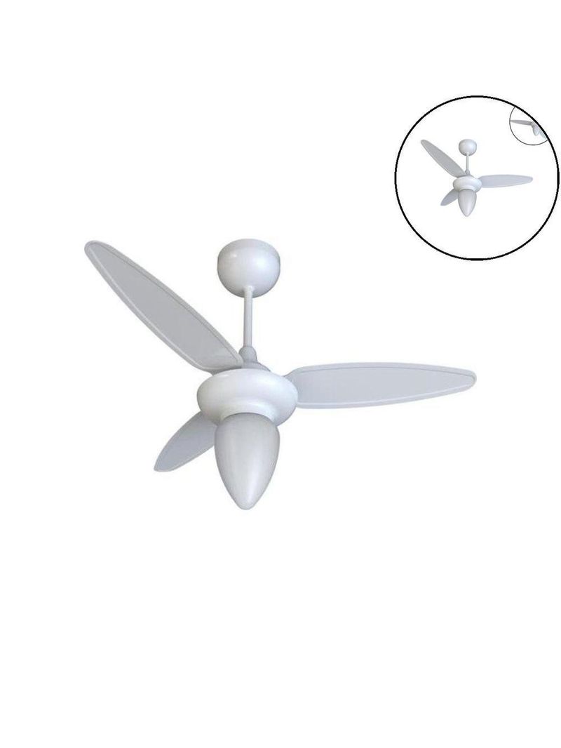 Ventisol Wind3 Pás Branco Bivolt