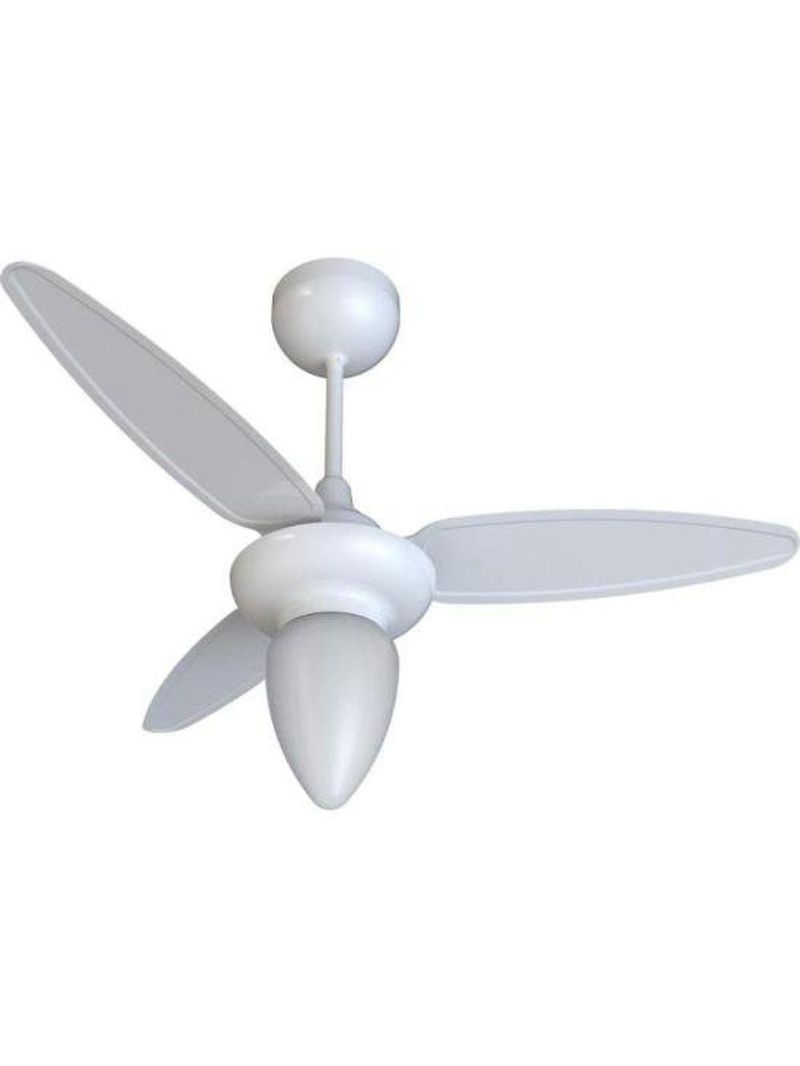 Ventilador De Teto Ventisol Wind 3 Pás Branco Bivolt