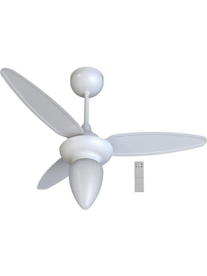 Ventilador De Teto Ventisol Wind 3 Pás Branco Bivolt