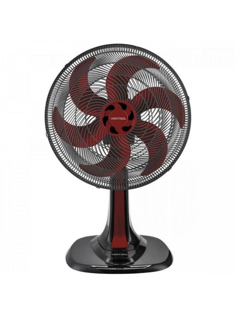 Ventilador De Mesa Ventisol Turbo 6 30cm Vermelho 220v
