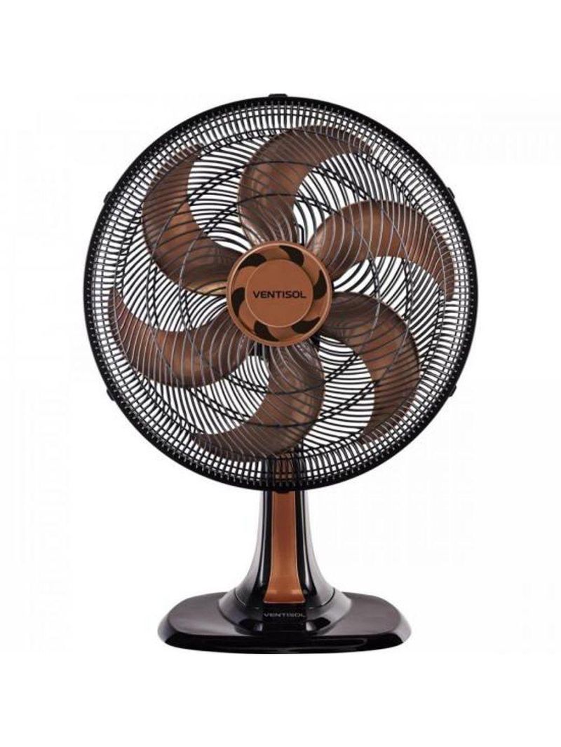 Ventilador De Mesa Ventisol Turbo 6 40cm Bronze 220v