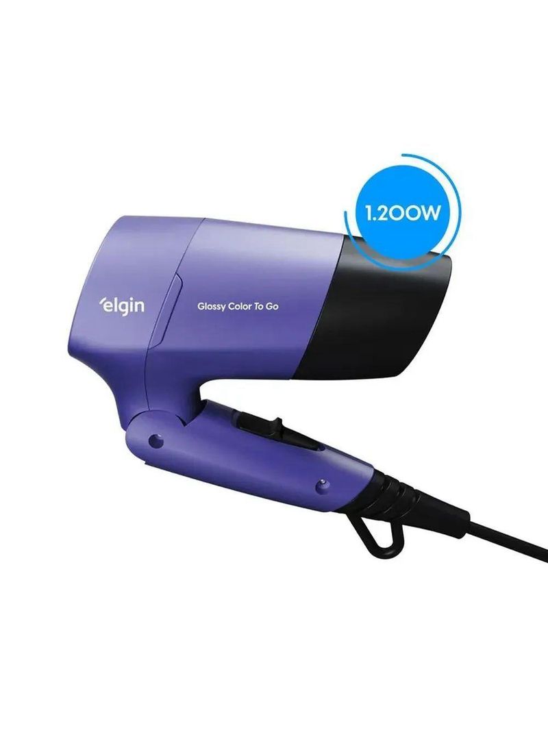 Secador Glossy Color Dobrável 2 Temperaturas 1200W SECT0 Bivolt