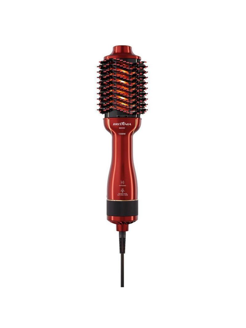 Escova Secadora Britânia Soft 4 Em 1 1300w Bivolt Bes12